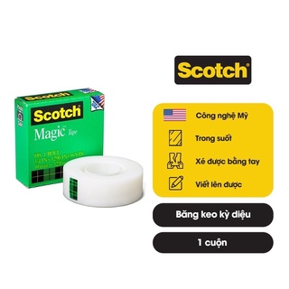 Băng dính 3M 810 scotch magic loại 3/4 inches