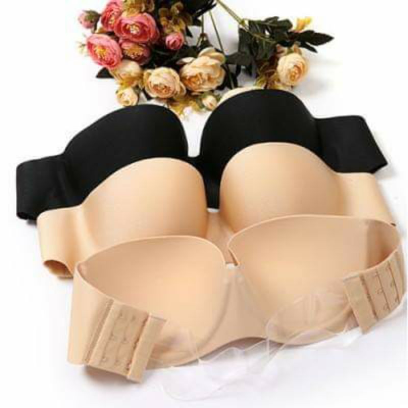 GIÁ TỐT LOẠI 1 Áo ngực không dây chống tụt Sisterhood Thái Lan 221 mặc áo hở vai, áo ngực Quây chất su đúc