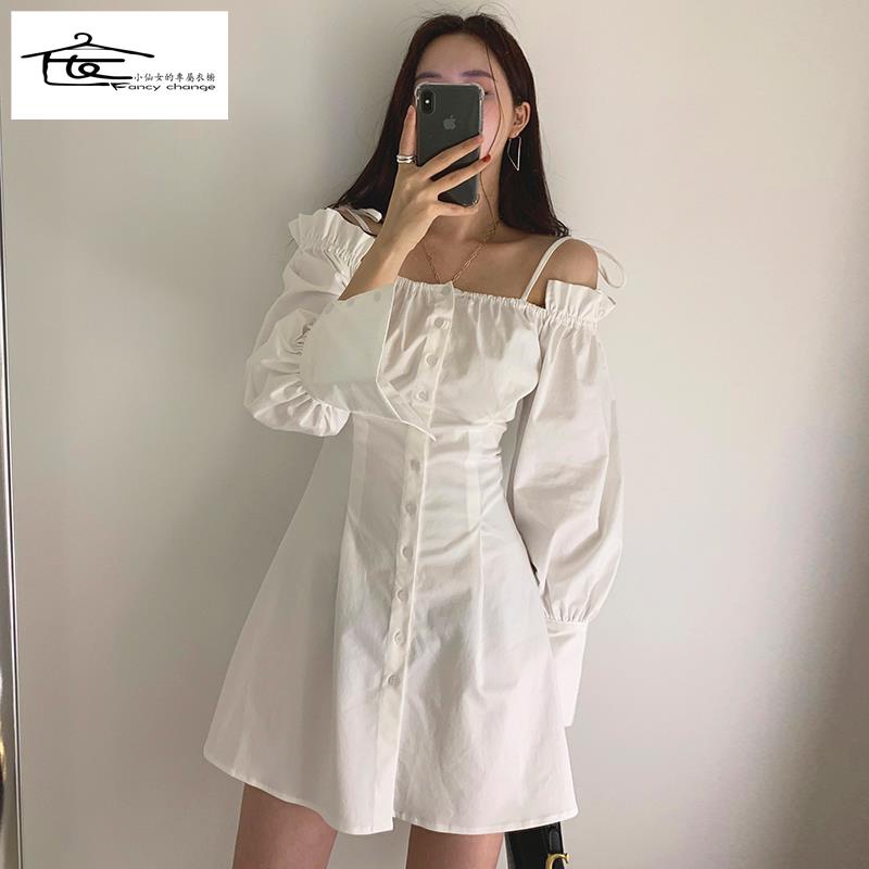 Áo Liền Thân Hở Vai Một Bên Vai Dễ Phối Đồ Với Tai Gỗ Thời Trang Mùa Hè Đặc Biệt Dành Cho Nữ