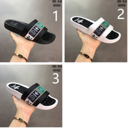 Dép Quai Ngang Màu Đen Phong Cách Thể Thao Thời Trang Mùa Hè Cho Nữ FX7478