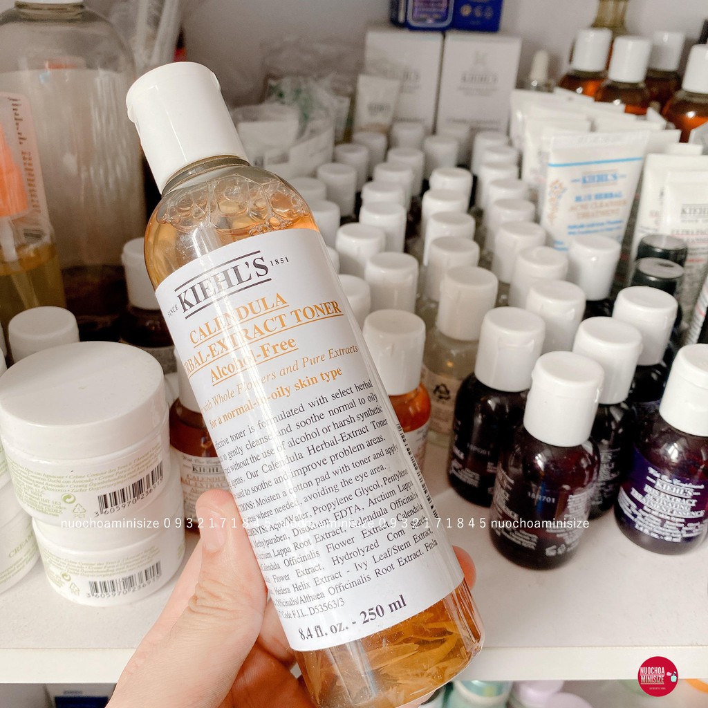 Toner Hoa Cúc Kiehls Kiehl's Calendula Herbal-Extract 40ml - 100ml - 125ml - 250ml - 500ml Minisize Fullsize