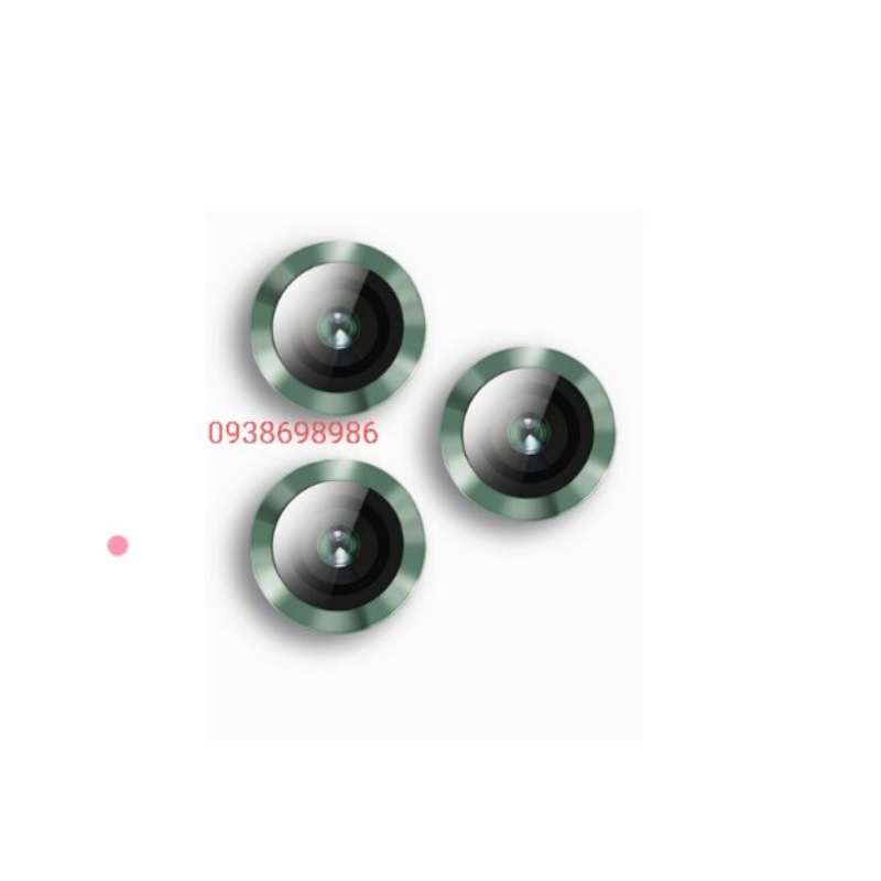 Bộ Vòng Kim Loại Bảo Vệ Camera xanh rêu Chống Trày Xước Cho iPhone 13 pro , 13 pro max , 11 pro max , 12 pro max