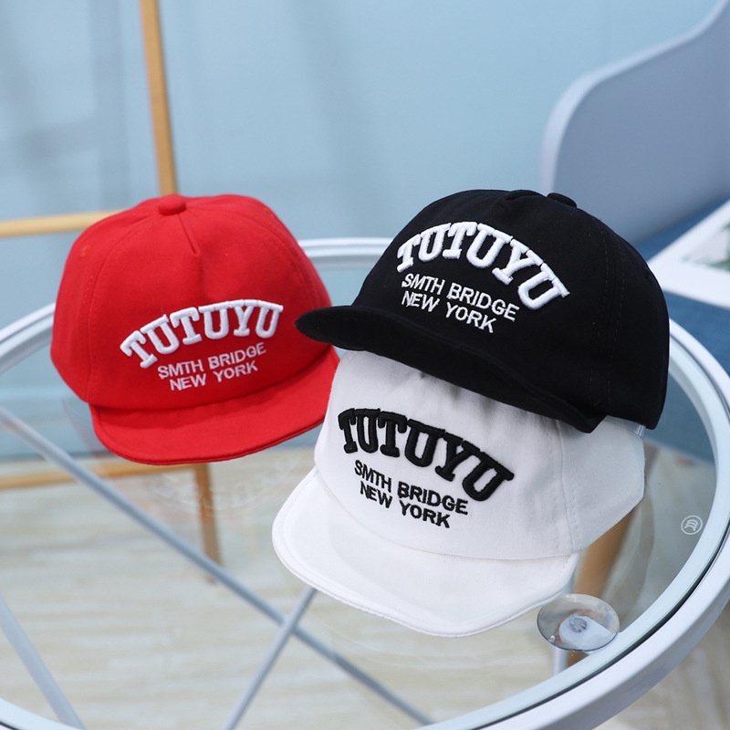 Mũ 8830 thêu chữ thời trang mùa xuân 2020 cho bé