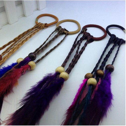 FOLLOW TẶNG 3KHÀNG CÓ SẴN Phụ kiện bện tóc giả tết bím đi biển bohemain (bôhêmiêng) CHỌN MẪUVOUCHER 100K