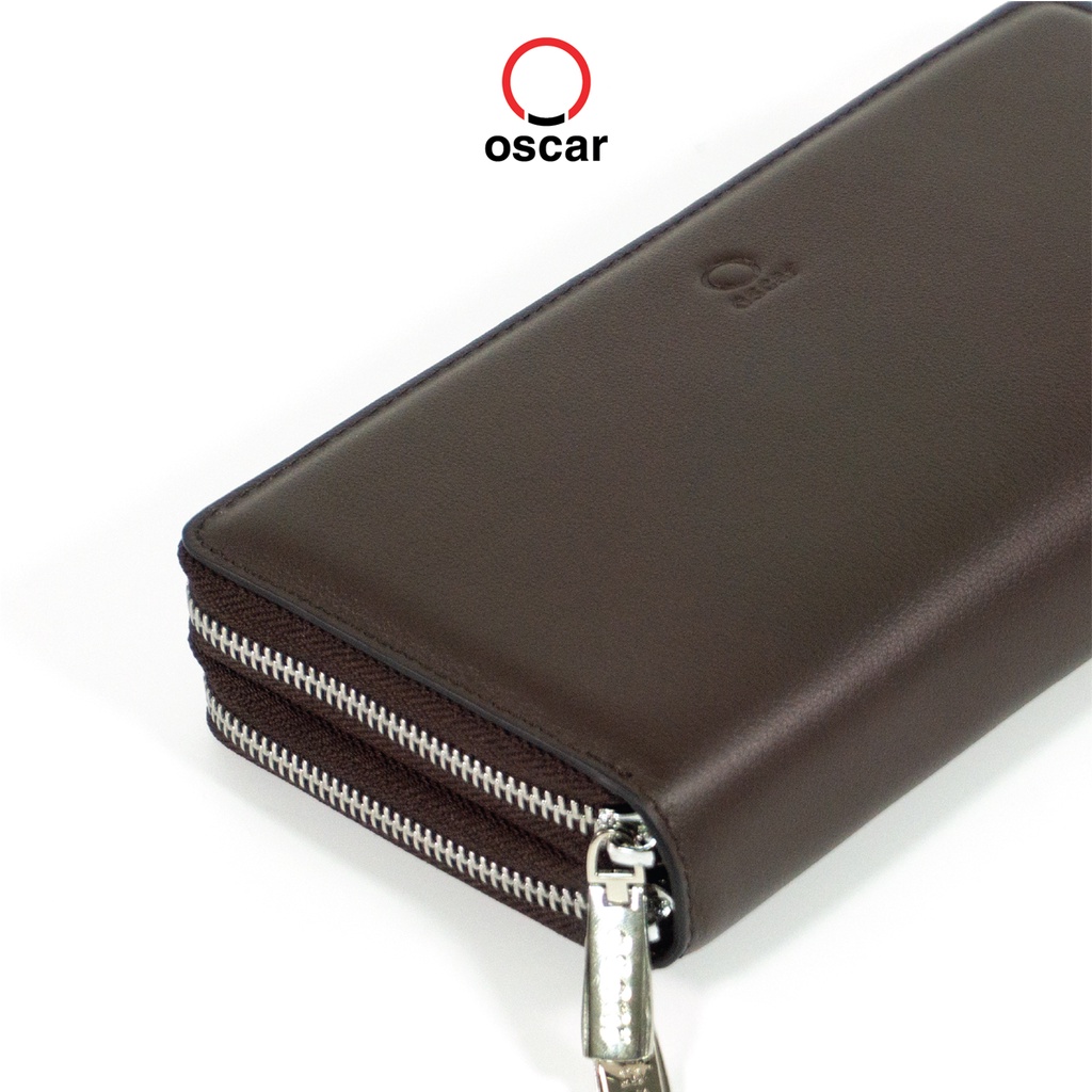 Ví nam câm tay hàng hiệu Pierre Cardin x Oscar, chất liệu da thật cao cấp - OCMWLLG 040