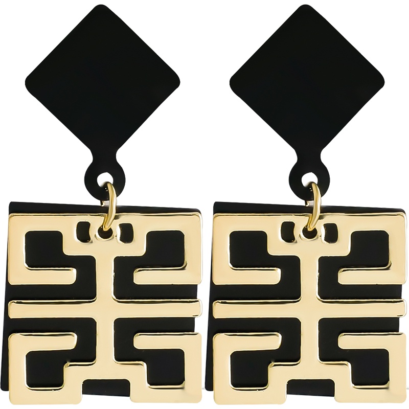 Hoa tai dáng dài thiết kế đơn giản thời trang 2023 cho nữ