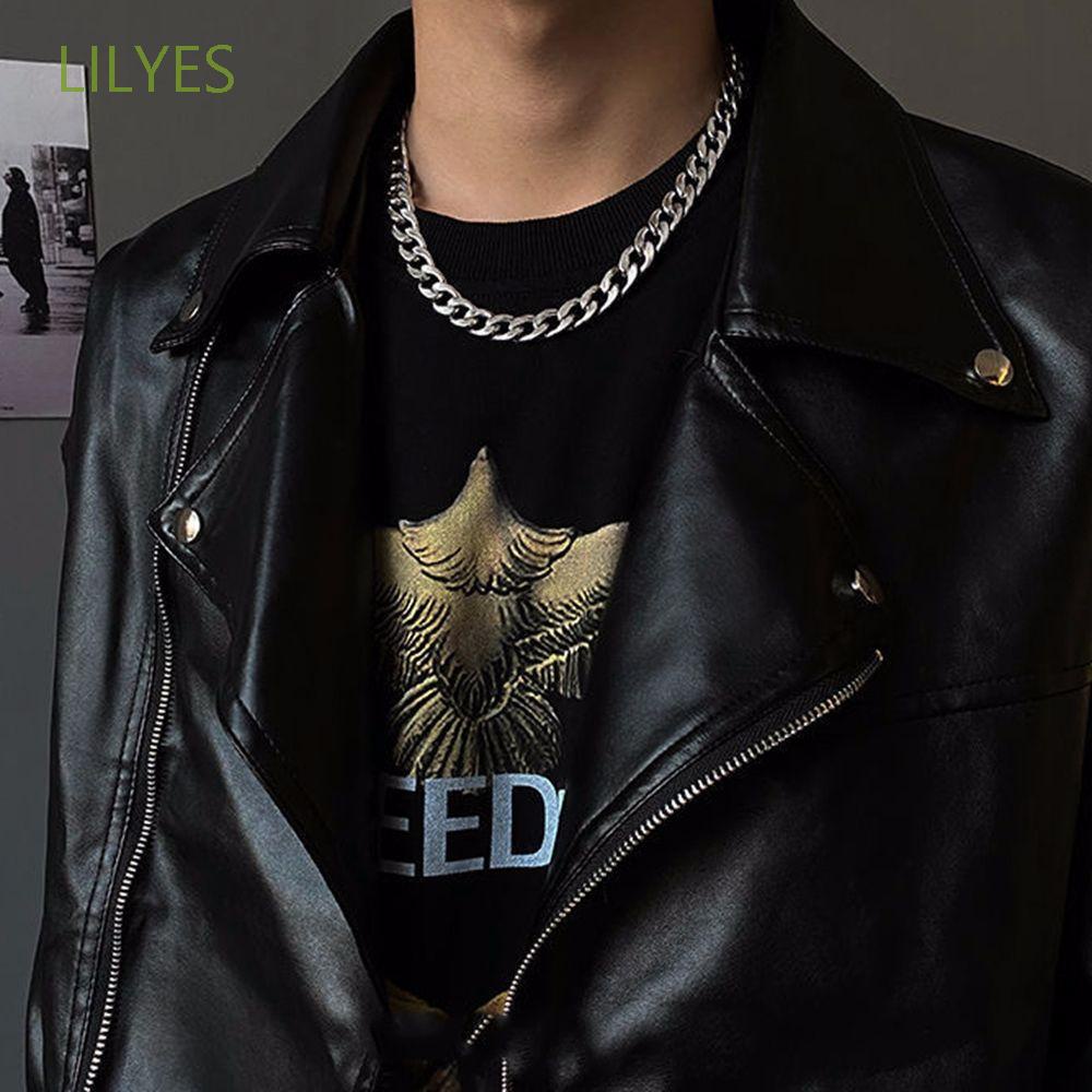 Vòng cổ Sợi Xích Dày Phong Cách Hip Hop Hàn Quốc Thời Trang Cho Nam Nữ