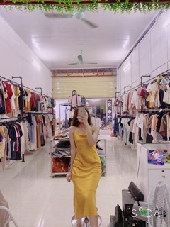 Váy lụa bóng 2S
