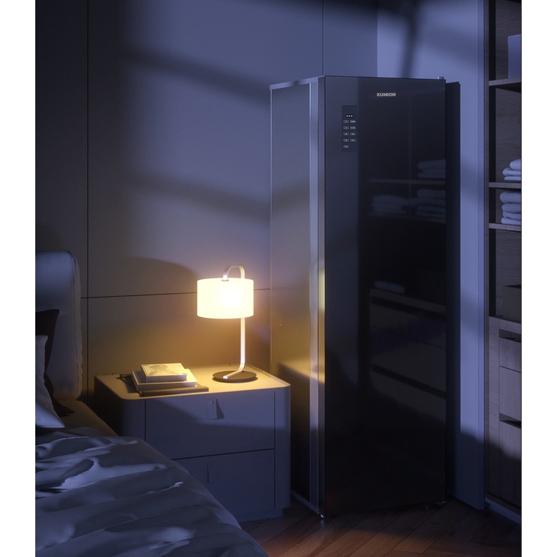 Tủ chăm sóc áo quần thông minh Kumion AIR K6500 Black - Chính Hãng - Miễn Phí Giao Hàng