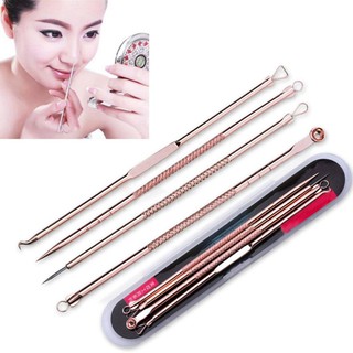 Bộ dụng cụ 4 cây nặn mụn cao cấp