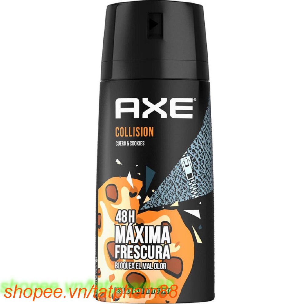 Xịt Khử Mùi 150Ml Axe Maxima Collision, tatpham88 Chất Lượng Tạo Nên Niềm Tin.