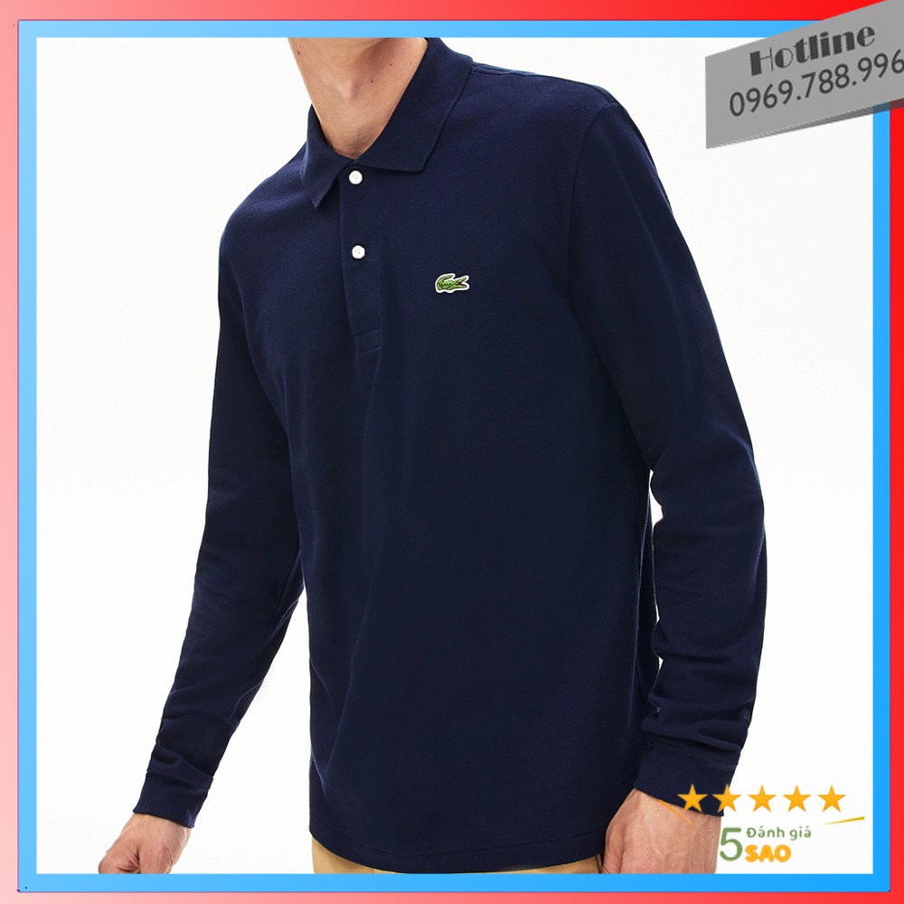 Áo Polo Cao Cấp Dài Tay Chất Vải Cá Sấu Cotton 100% VNXK, Logo Thêu Cao Cấp, Màu sắc Trẻ Trung, Lịch Lãm