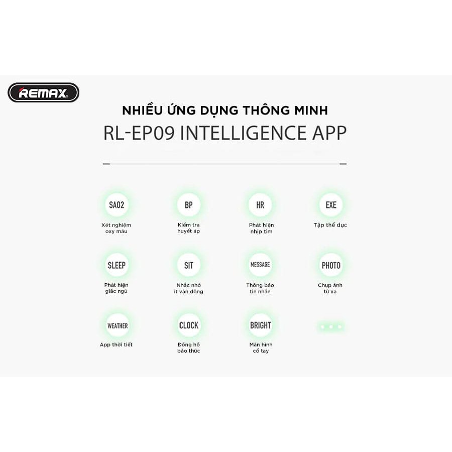 Đồng Hồ Nam Nữ Remax RL-EP09 Thông Minh Thời Trang Chống Nước Chế Độ Thao Thao Đa Năng