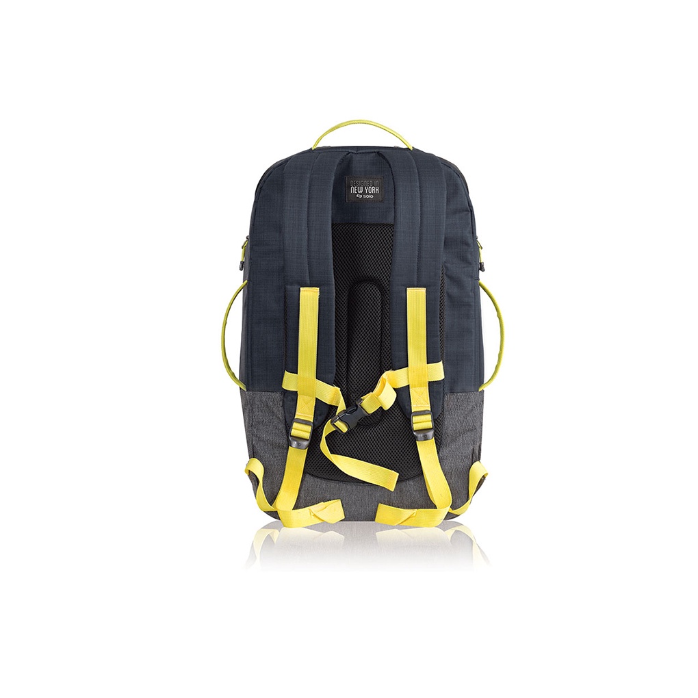 Balo du lịch, laptop SOLO VELOCITY 17.3”, màu xám vàng , đựng laptop 17.3 inch, Thương hiệu Mỹ, bảo hành 5 năm