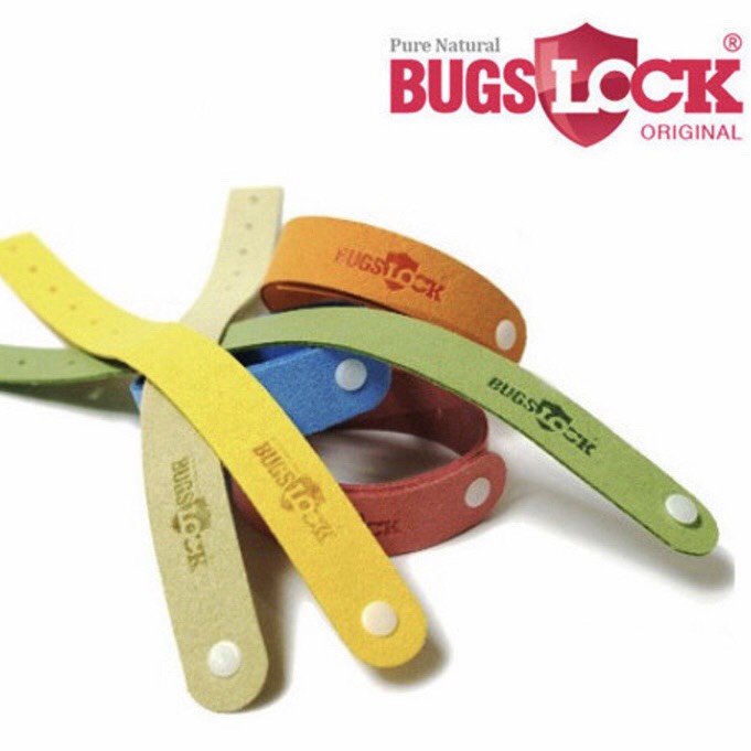 Vòng chống muỗi thiên nhiên Bugs Rock Natural Aromatc nội địa Hàn Quốc