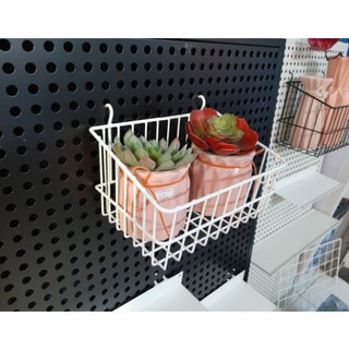 rổ sắt nhúng nhựa trang trí MS09