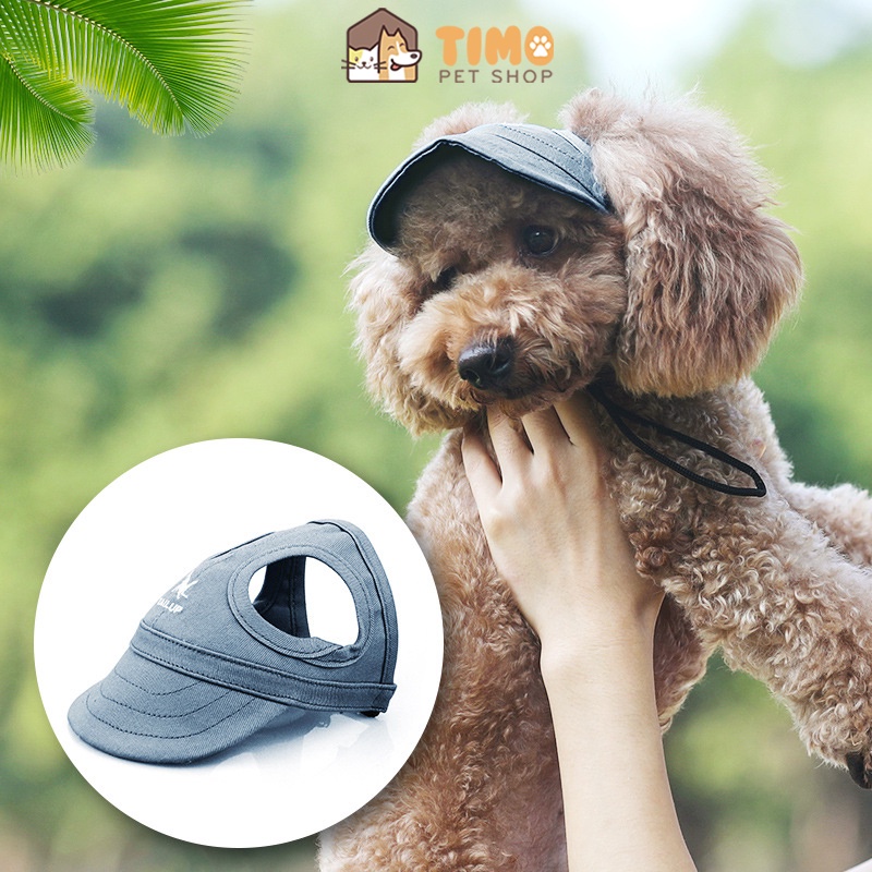 Nón Lưỡi Trai Thời Trang Cho Chó Mèo - Mũ Lưỡi Trai Đội Cho Thú Cưng Đi Dạo