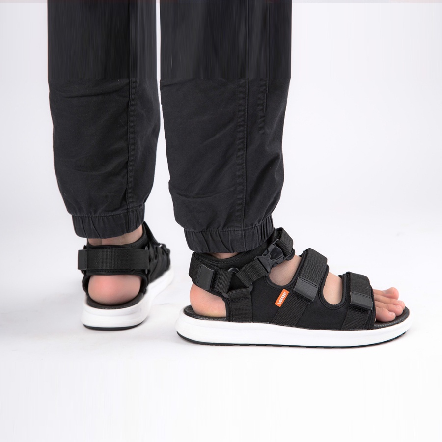 [Mua Kèm Áo Thun 0Đ] Giày Sandal Vento Nam Nữ - NB03B Đen