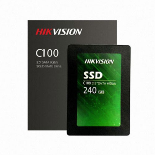 Ổ cứng SSD HIKVISION C100 240GB 2.5-Inch SATA III R550Mb/s W502Mb/s (Xanh) | BigBuy360 - bigbuy360.vn