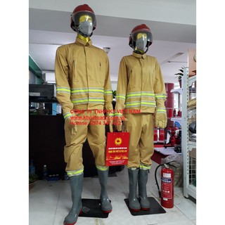 COMBO 5 MÓN BỘ QUẦN ÁO CHỮA CHÁY TT48 ĐẦY ĐỦ KIỂM ĐỊNH
