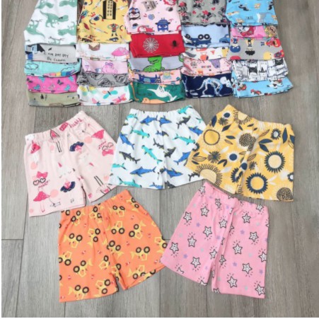 ( BEYE 015 ) Quần cotton bozip thấm hút mồ hôi co dãn tốt cho bé trai gái (5-16kg)