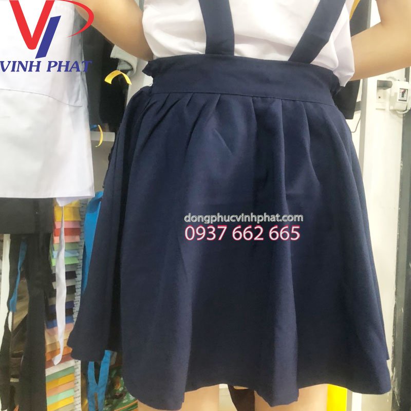 Chân Váy Đồng Phục Học Sinh Nữ Đi Học Cấp 1 2 3 Từ   Bigsize - Váy Xếp Ly Dây Vai Học Sinh Nữ Size Lớn.