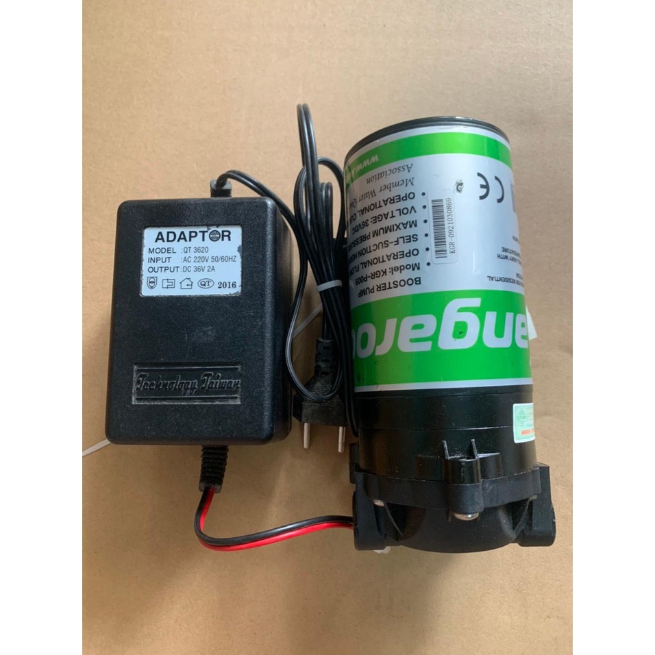 COMBO BƠM VÀ NGUỒN 36V,BƠM KANGAROO 36V,DÙNG CHO MÁY LỌC NƯỚC,PHUN SƯƠNG
