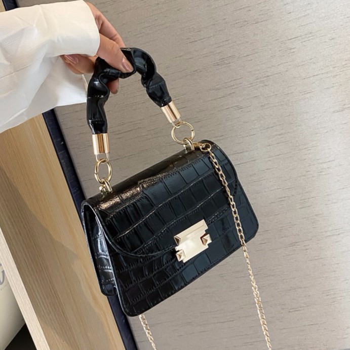 TÚI MINI NỮ, TÚI XÁCH ĐEO CHÉO THỜI TRANG DA PU VÂN RẮN TT 90