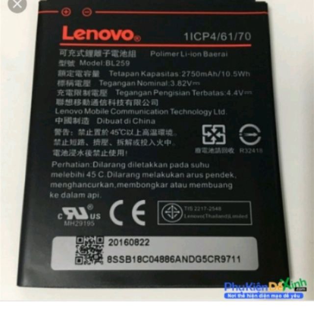 Pin lenovo Bl 259