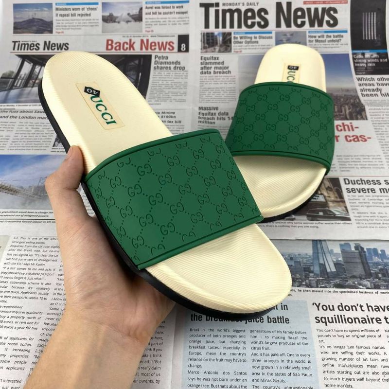 ⚡HÀNG SIÊU CẤP⚡ Dép nam quai ngang GC chất,đế bằng chống nước 100%