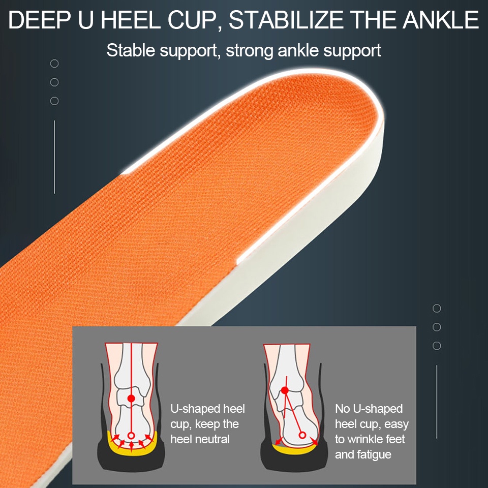 Miếng Lót Giày Mềm Mại Co Giãn Chống Trượt Thấm Hút Mồ Hôi Thoáng Khí Cho Nam Và Nữ