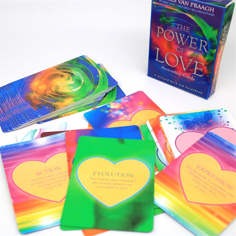 Bộ bài bói tarot The Power of Love Activation 44 thẻ thích hợp cho các trò chơi gia đình
