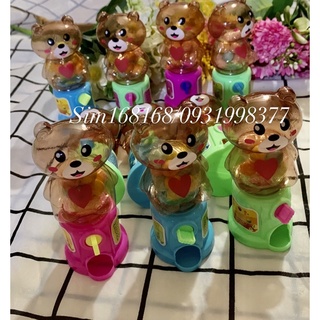 kẹo kèm đồ chơi máy bắn kẹo gấu panda (1cái)