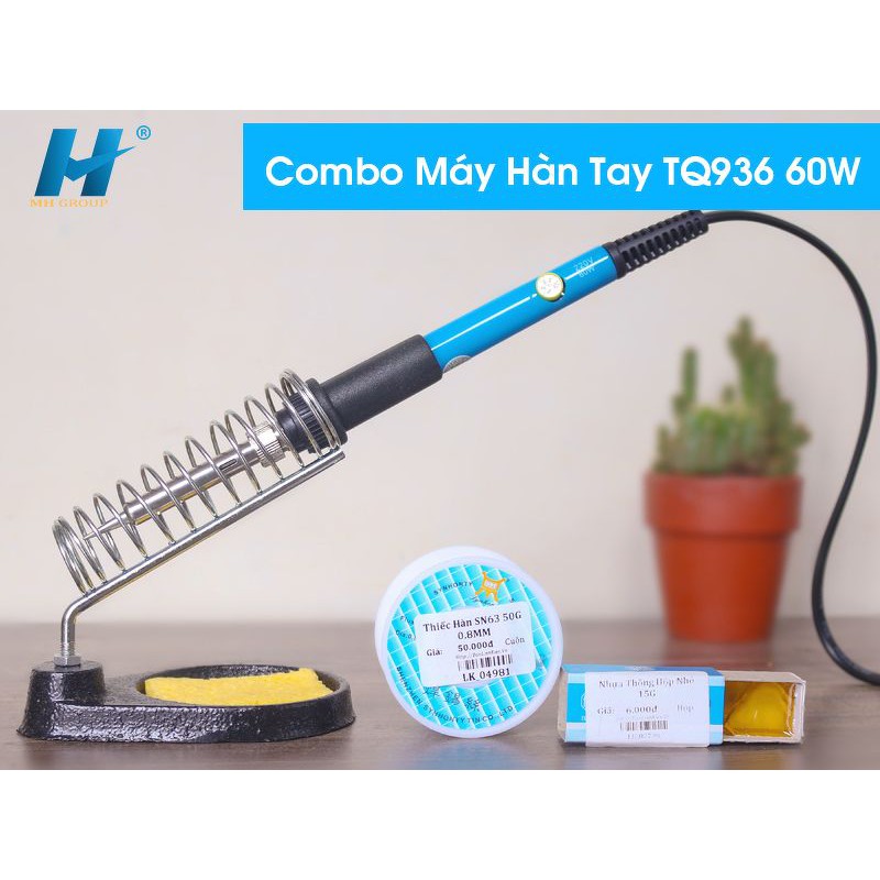 [RẺ VÔ ĐỊCH ]Combo máy hàn điều chỉnh TQ936 60W cùng 4 món phụ kiệnBack to School