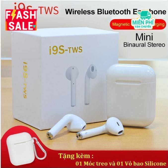 Hot I9S Tai nghe Bluetooth Không dây I9S TWS Âm thanh cực hay dành cho iOS hoặc Android.