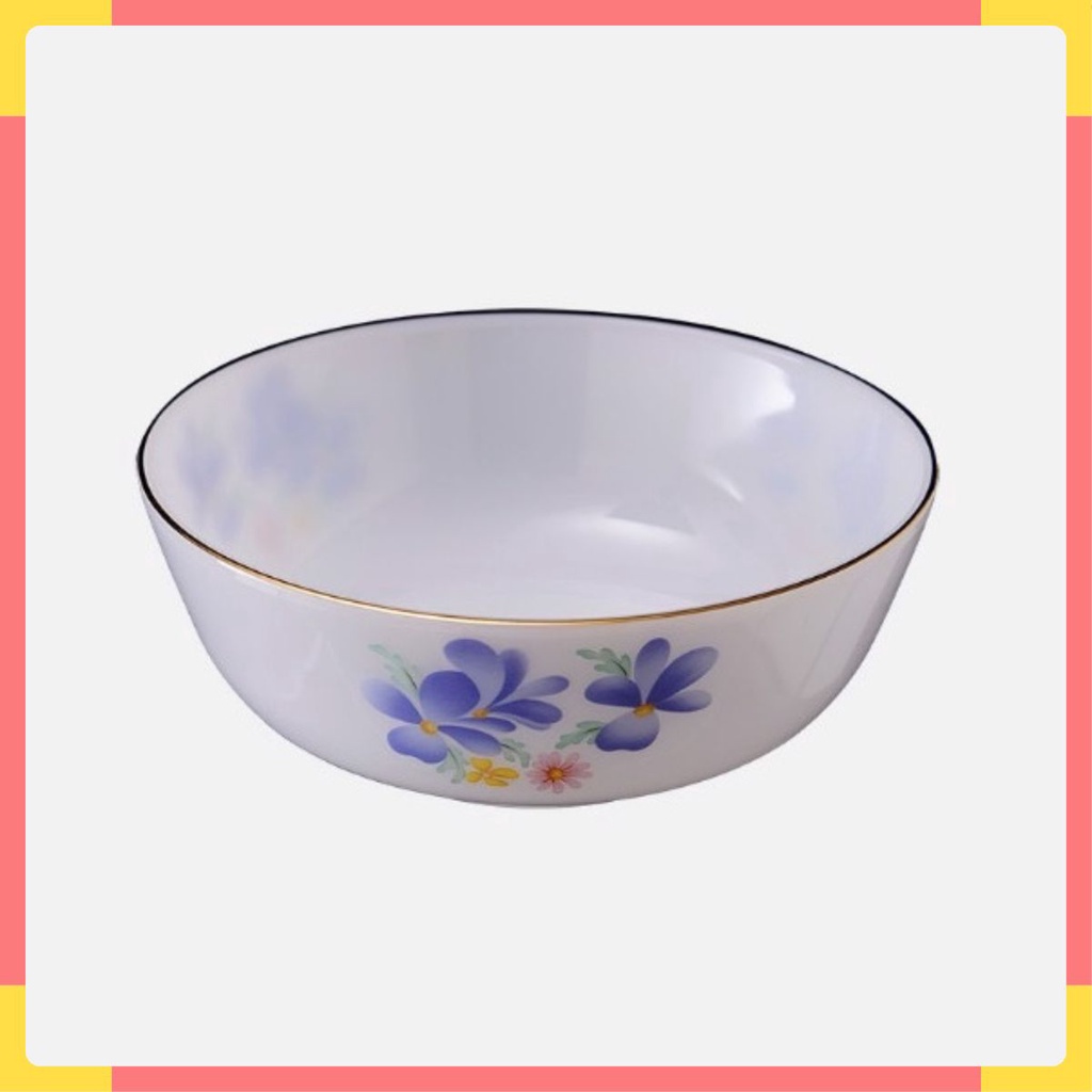 Tô sâu 6.5 inch, thuỷ tinh ngọc, hàng cao cấp, hoạ tiết đẹp