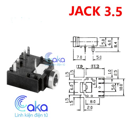 Jack audio 3.5 cái, Jack âm thanh