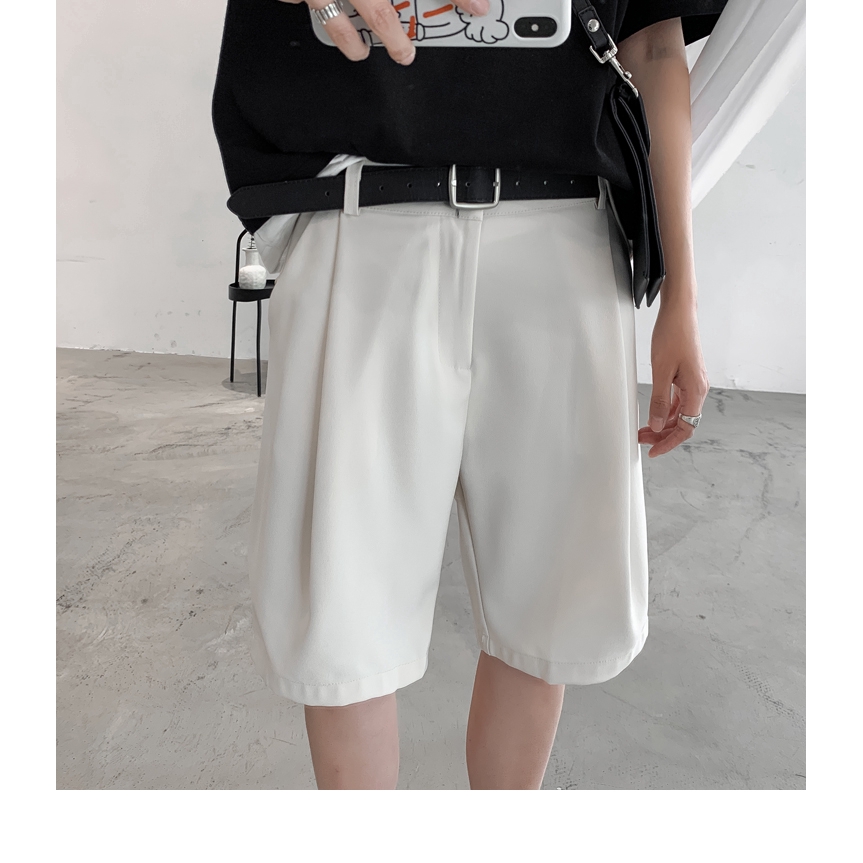 Quần đùi điện thoại màu trơn kiểu dáng thời trang phong cách Hàn Quốc dành cho nam | BigBuy360 - bigbuy360.vn