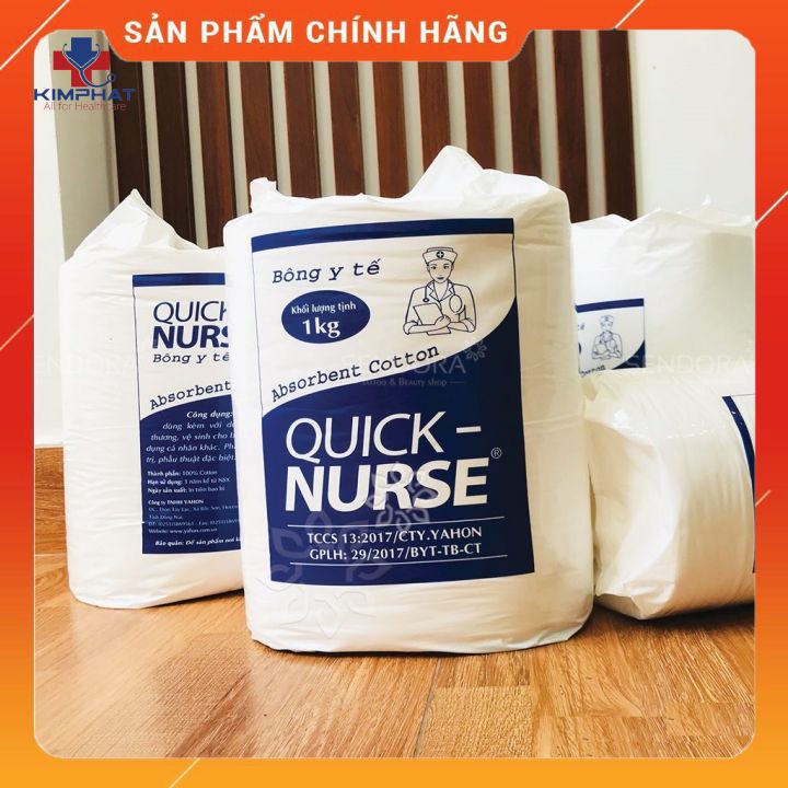 Bông Gòn Y Tế Quick Nurse 1kg Dùng Trong Y Tế