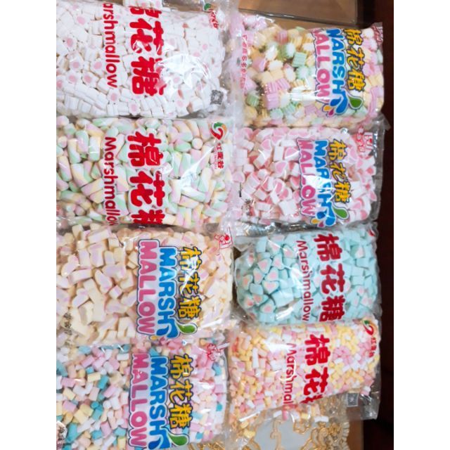 500g Kẹo Nougat Trắng Kẹo MarshMallow trang trí bánh giá rẻ có...