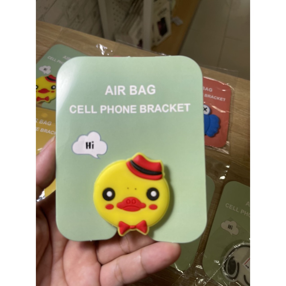 Giá đỡ điện thoại iring pop có thể thu gọn hình kaws mây hoa thú  khủng long dễ thương cute