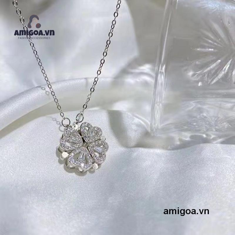 ✨✨Vòng cổ Mặt Hình Cỏ Bốn Lá Xinh Xắn Cho Nữ