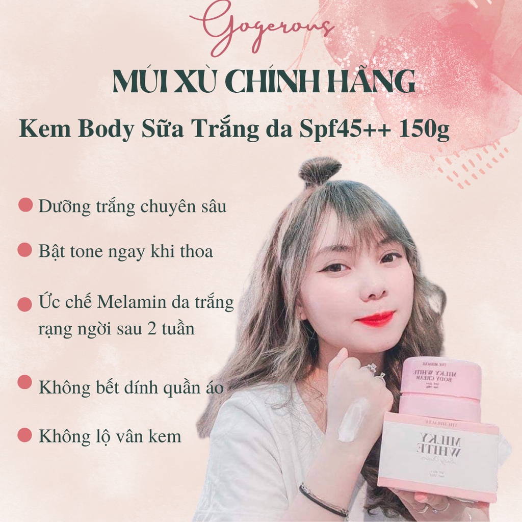 Kem chống nắng Múi xù Gogerous Spf50+ bảo vệ da chính hãng 50g kèm quà tặng