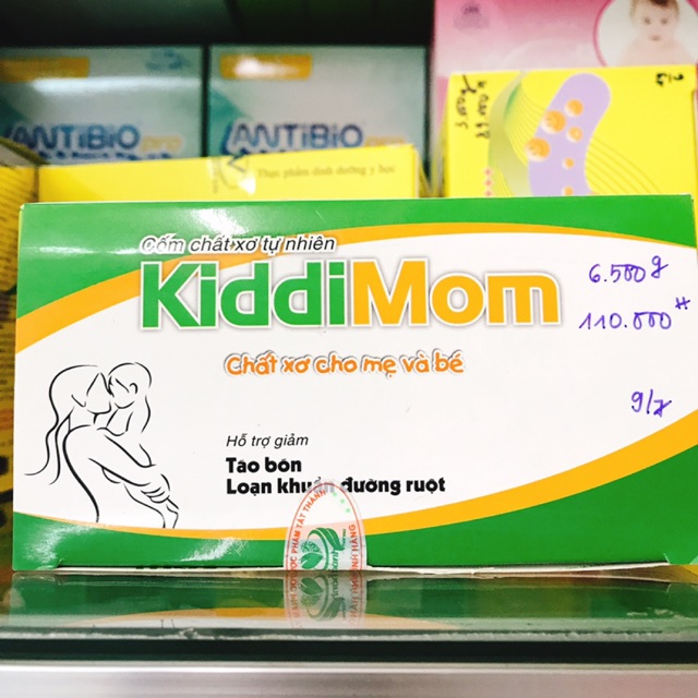 Cốm chất xơ tự nhiên KIDDIMOM táo báo cho con yêu khoẻ mau lớn