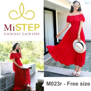 Váy Maxi Hở Vai M023r