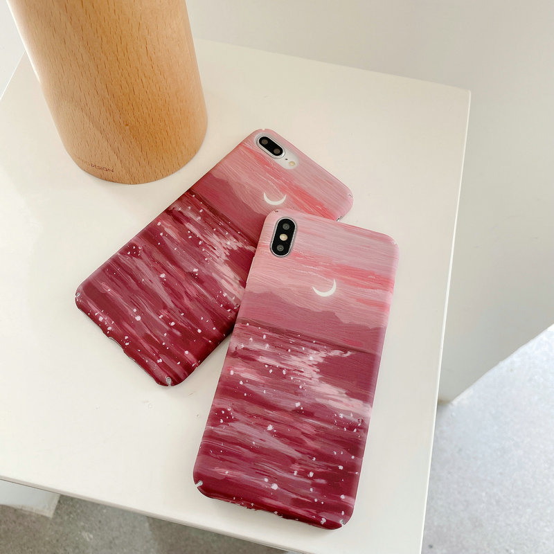 Ốp Lưng Hình Mặt Trăng Dễ Thương Cho Iphone 12 Mini 11 Pro X Xr Xs Max Se 2020 6 6s 7 8 Plus