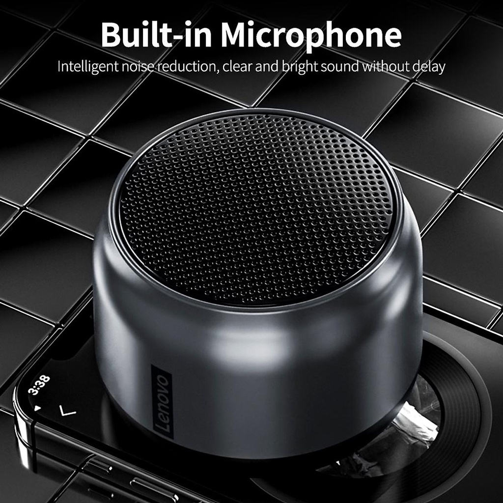 Loa Bluetooth Mini Lenovo K3 Thinkplus | Bluetooth 5.0 | IPX5 | Hỗ Trợ Đàm Thoại Rảnh Tay