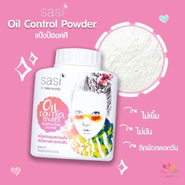 Phấn phủ kiềm dầu Sasi Oil Control Powder