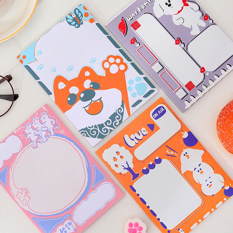 Tập note ghi chú hình cún Shiba đáng yêu