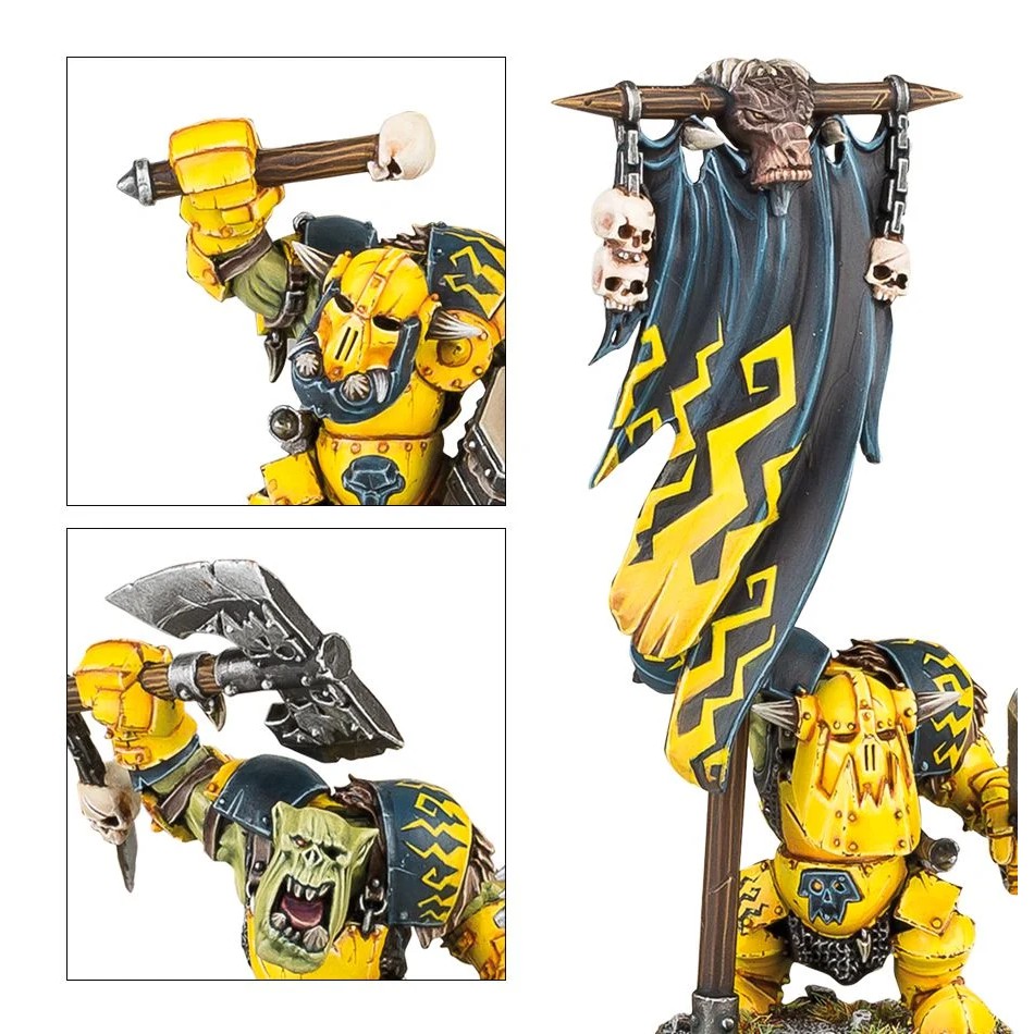 Mô Hình Warhammer Age Of Sigmar - Ironjawz - Orruk Ardboys